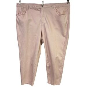 Vintage Bebe Capri Jeans 24W Blush Pink High Rise Heartbreaker Ankle‎ Stretch